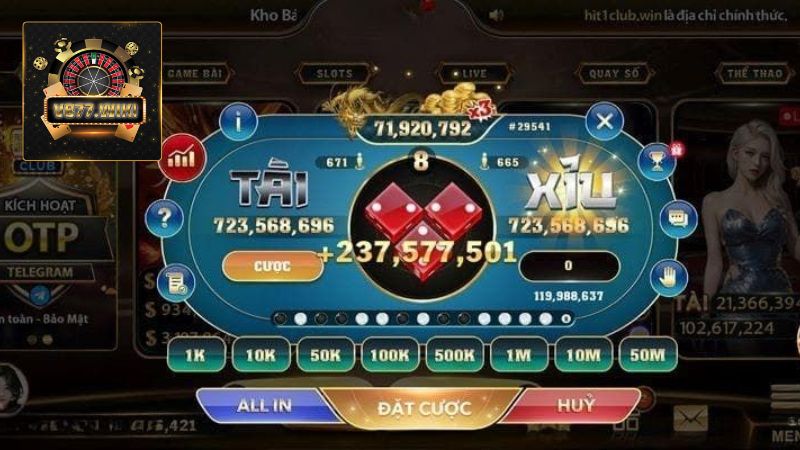 Trò chơi tài xỉu dân gian đã được VB77 số hoá và đưa lên nền tảng game trực tuyến